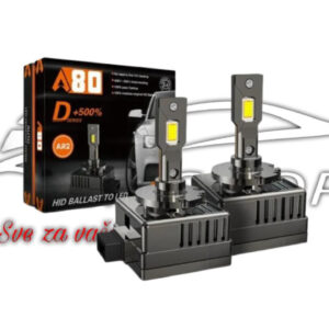 A80 LED D3S XENON SIJALICE 6000K ZAMJENA ZA FABRIČKU D1S SIJALICU
